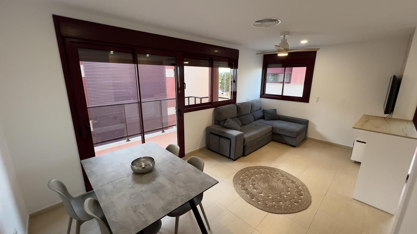 Sala d'estar de Pis en venda en Vinaròs amb Aire condicionat, Calefacció i Jardí privat