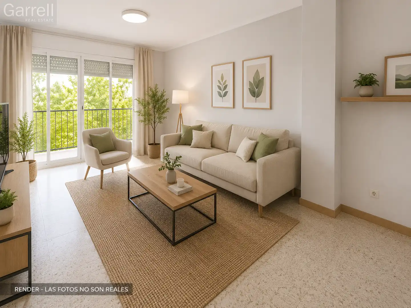 Living room of Flat for sale in Figueres