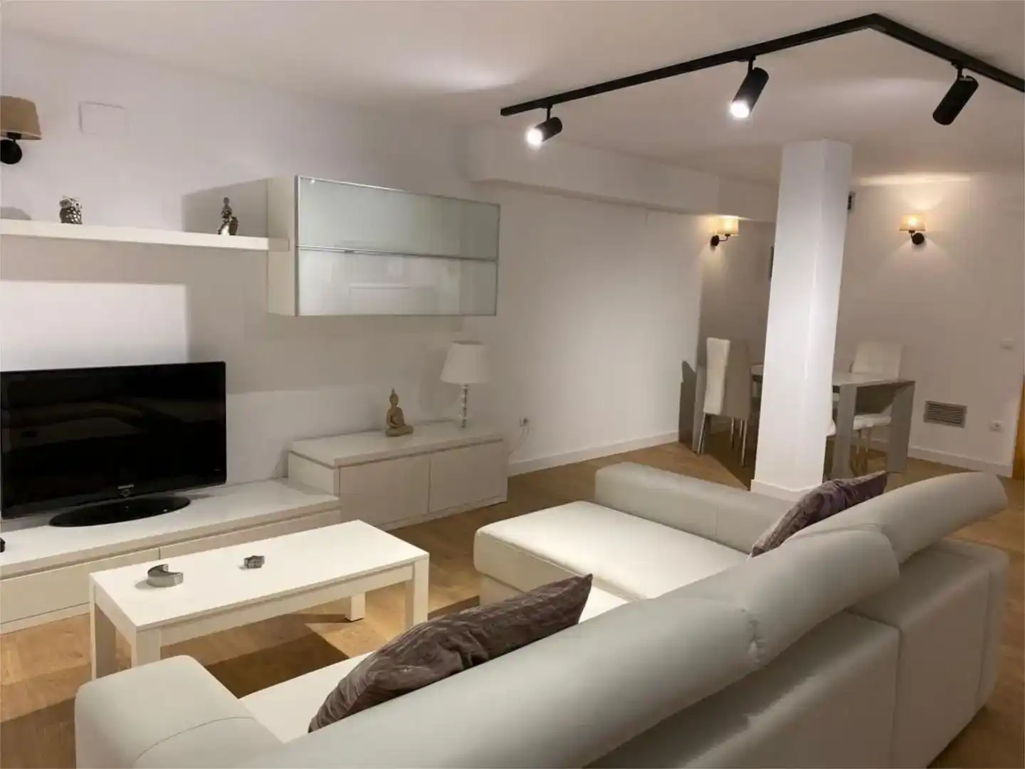 Living room of Flat for rent in Alella  with Air Conditioner