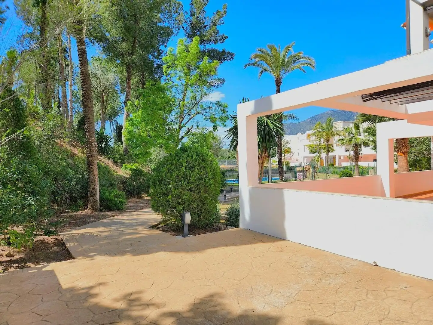 Garden of Flat for sale in Benalmádena  with Air Conditioner, Heating and Private garden