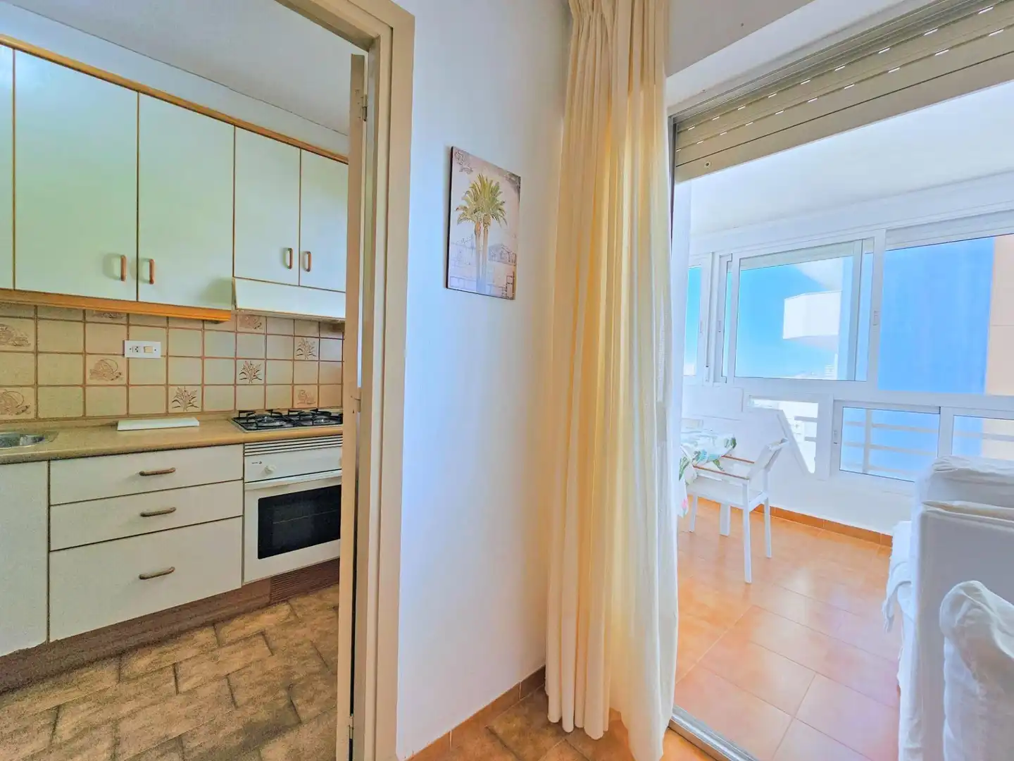 Cocina de Piso en venta en La Manga del Mar Menor con Terraza y Piscina comunitaria