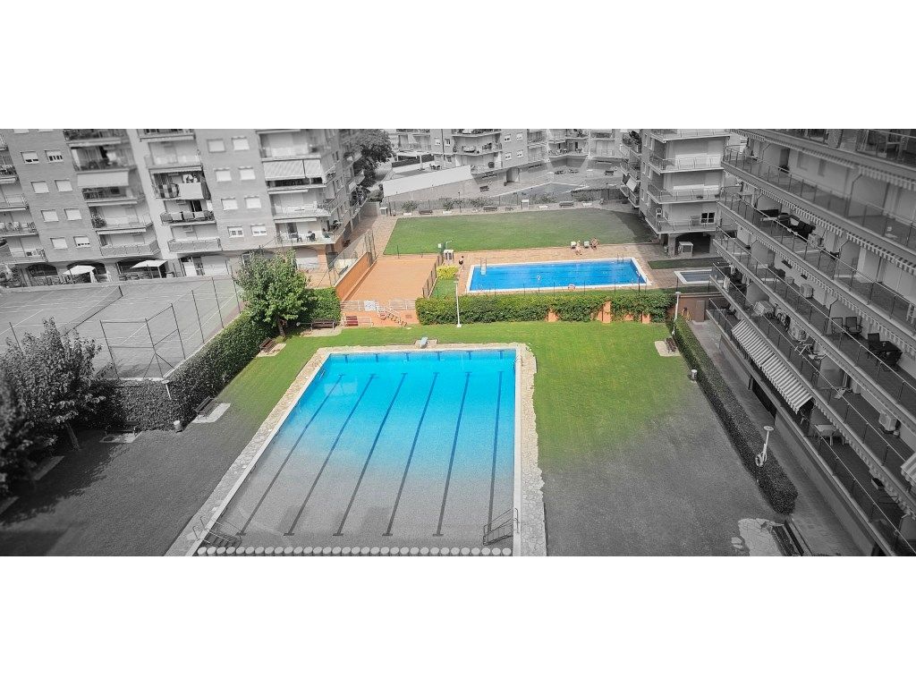 Piscina de Pis de lloguer en Santa Susanna