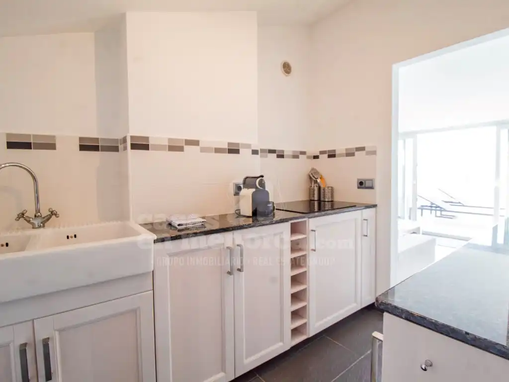 Kitchen of Apartments for sale in Sant Lluís  with Air Conditioner, Private garden and Terrace