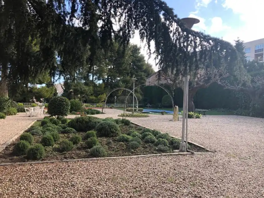 Garden of Houses for sale in Alcoy / Alcoi  with Heating, Private garden and Storage room