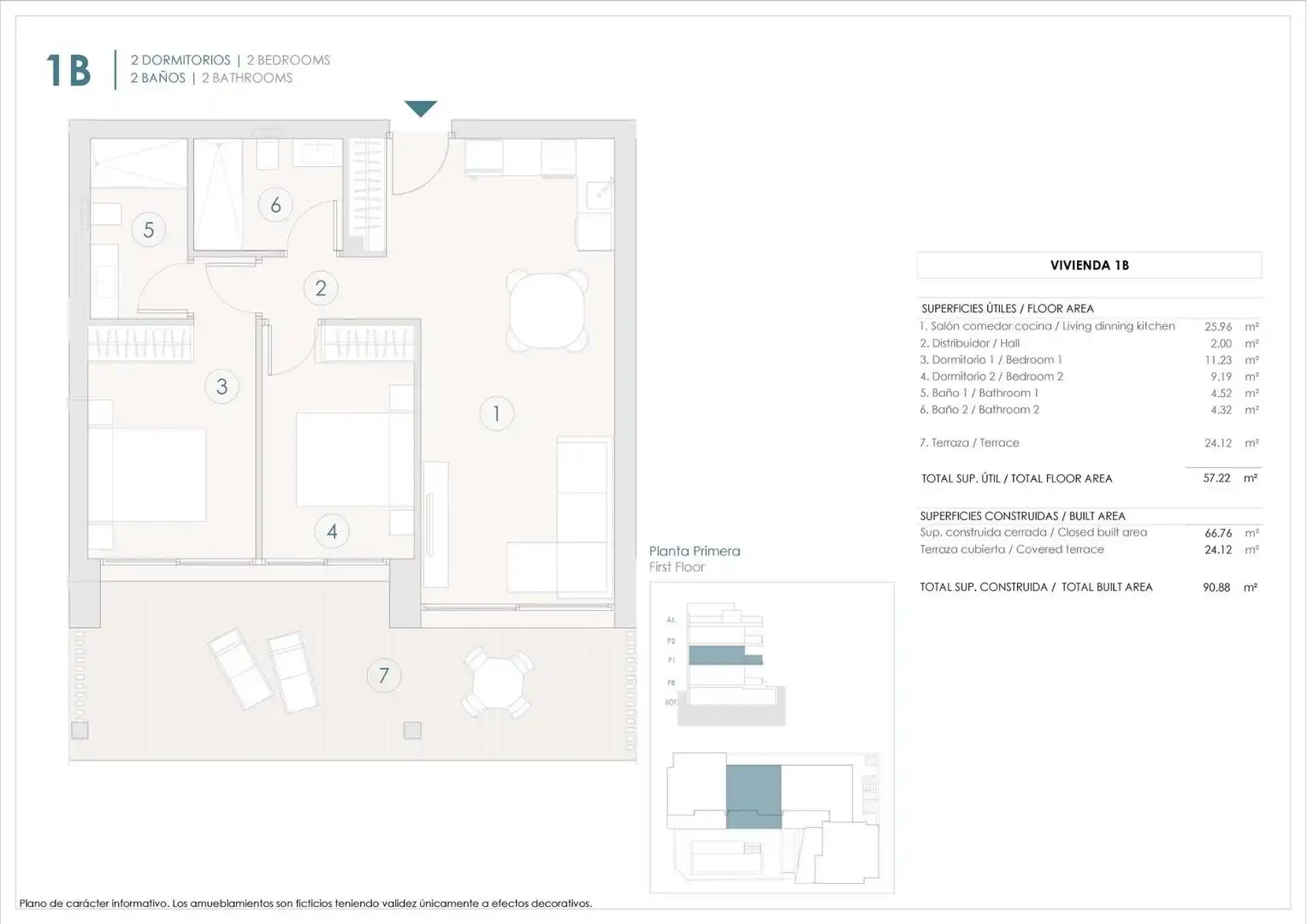 Apartamento con piscina en venta en Benijófar, imagen 7