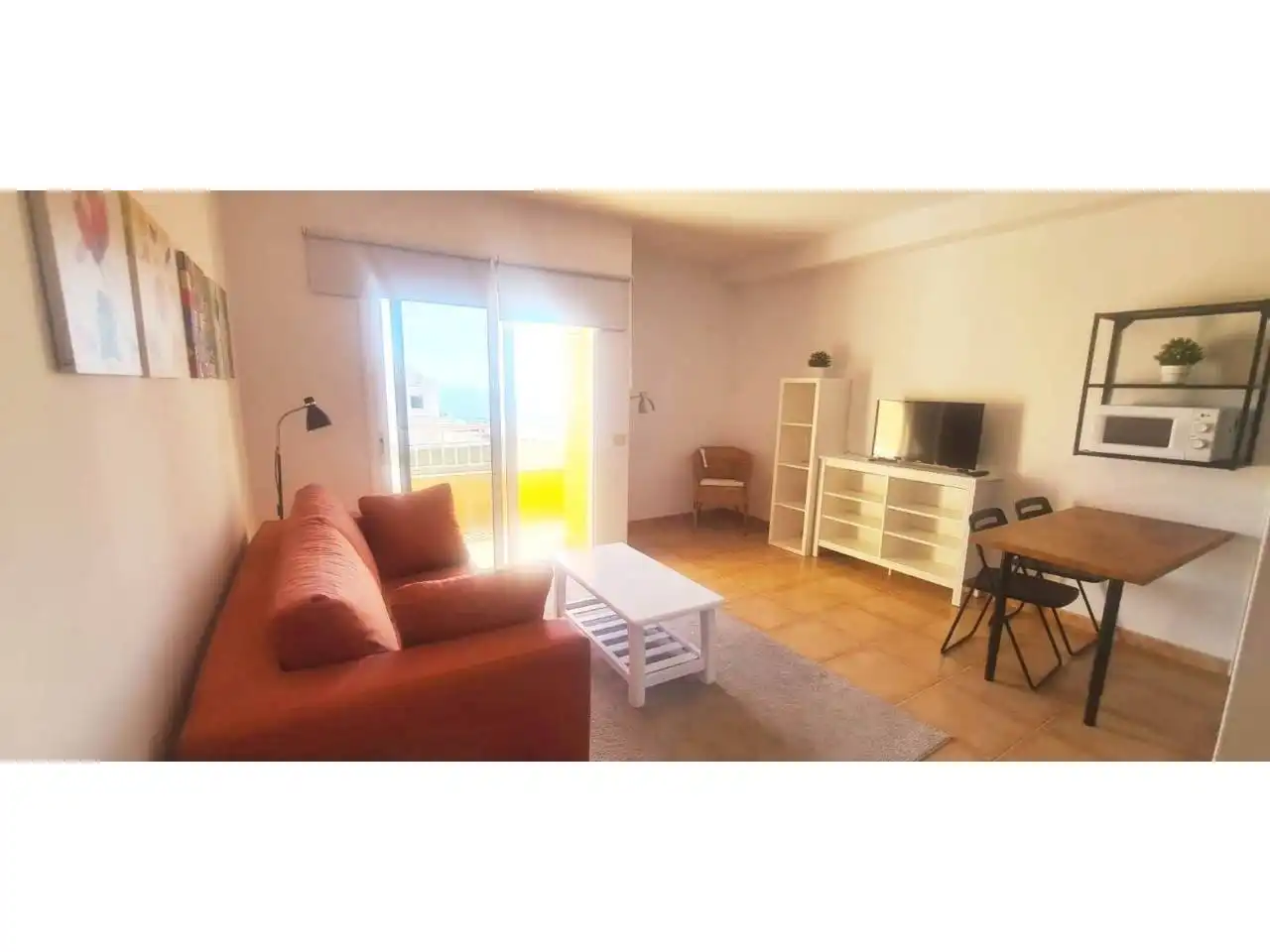 Sala d'estar de Apartament de lloguer en Candelaria amb Moblat i Balcó