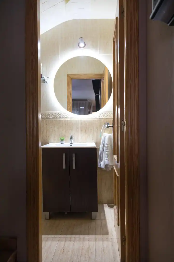 Baño de Casa adosada en venta en San Vicente del Raspeig / Sant Vicent del Raspeig con Jardín privado, Terraza y Piscina