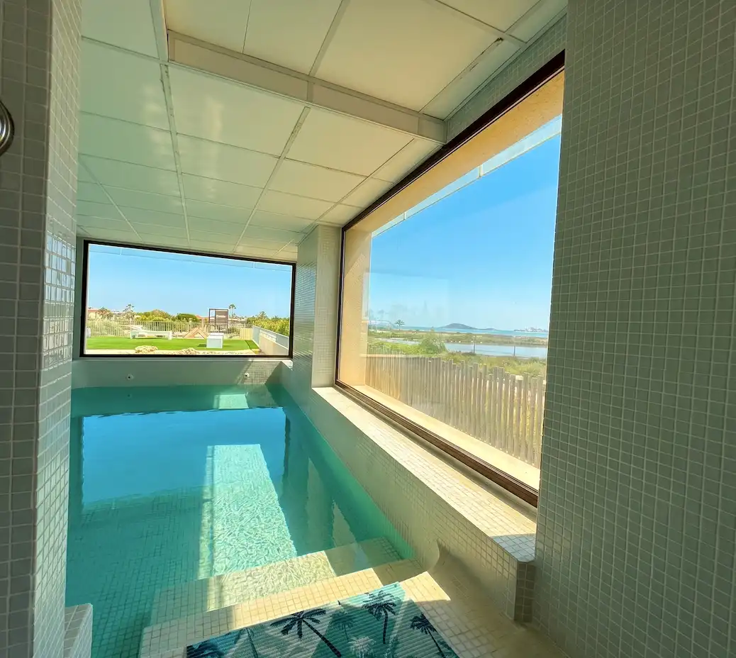 Swimming pool of Flat for sale in Cartagena  with Air Conditioner, Heating and Terrace