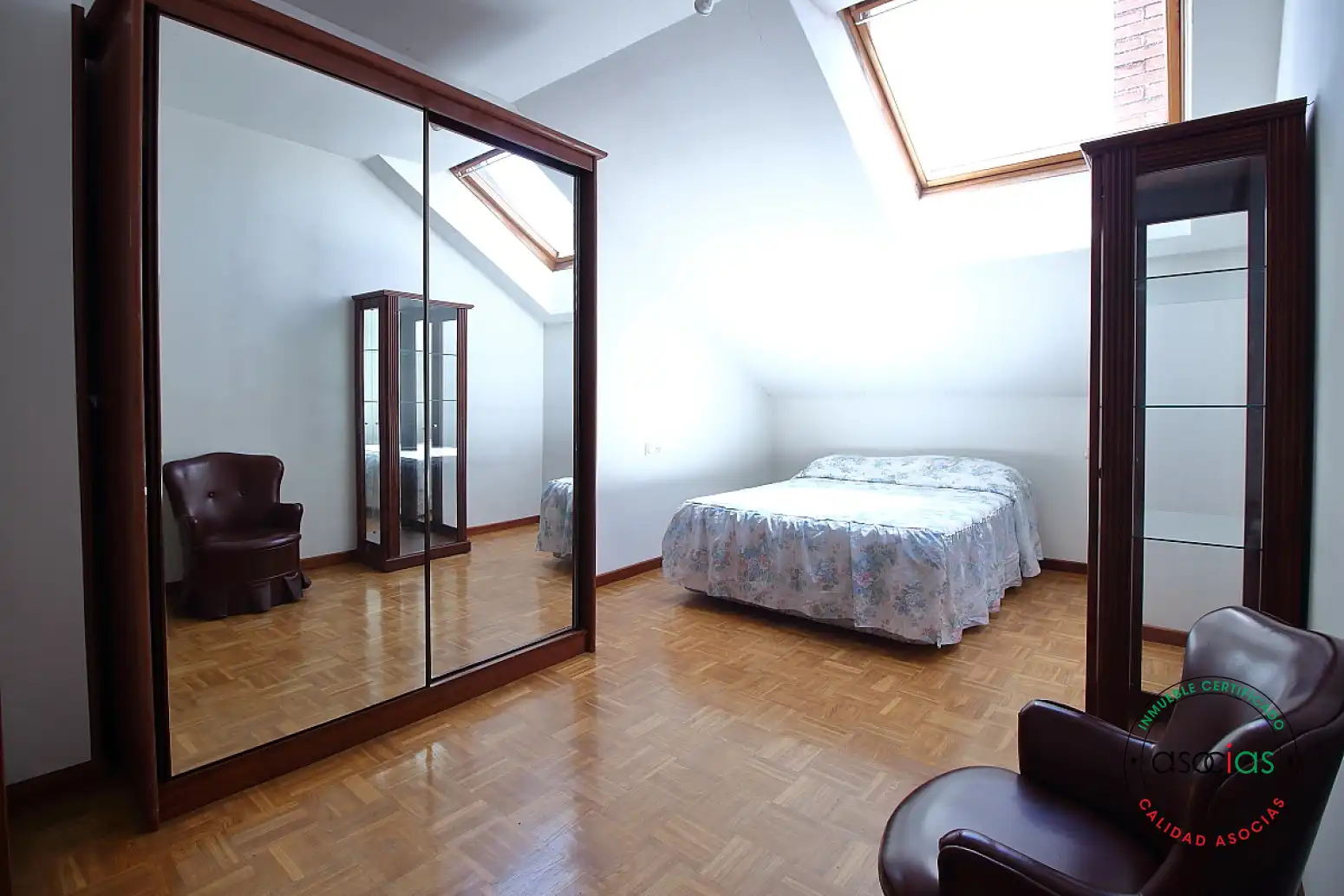 Bedroom of Flat for sale in Gijón   with Heating, Parquet flooring and Storage room