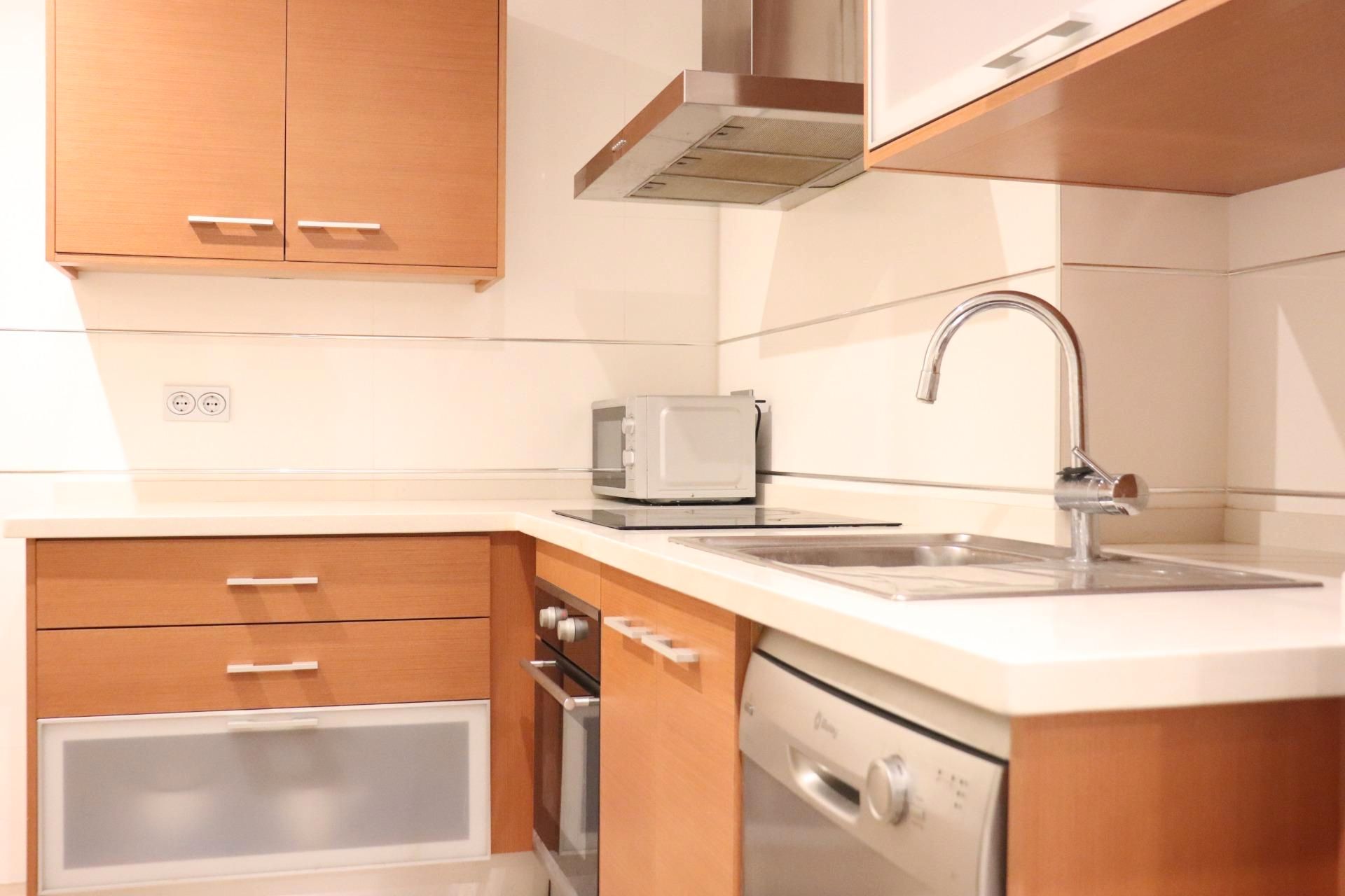 Kitchen of Flat for sale in Elche / Elx  with Air Conditioner