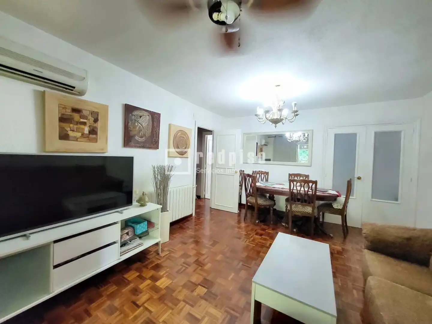 Sala de estar de Piso en venta en Valdemoro con Aire acondicionado, Calefacción y Jardín privado