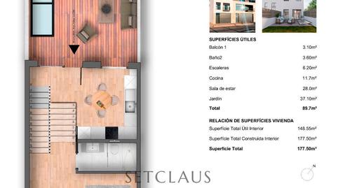 Foto 2 de Casa adosada en venda a Montgat, Barcelona