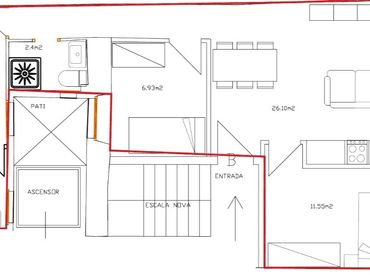 Wohnung mit Aufzug zum Verkauf in d'espanya 7