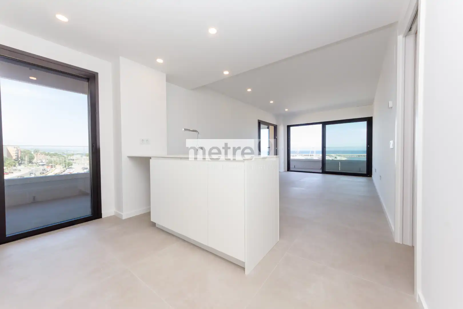 Vista exterior de Piso de alquiler en Mataró con Aire acondicionado, Calefacción y Terraza
