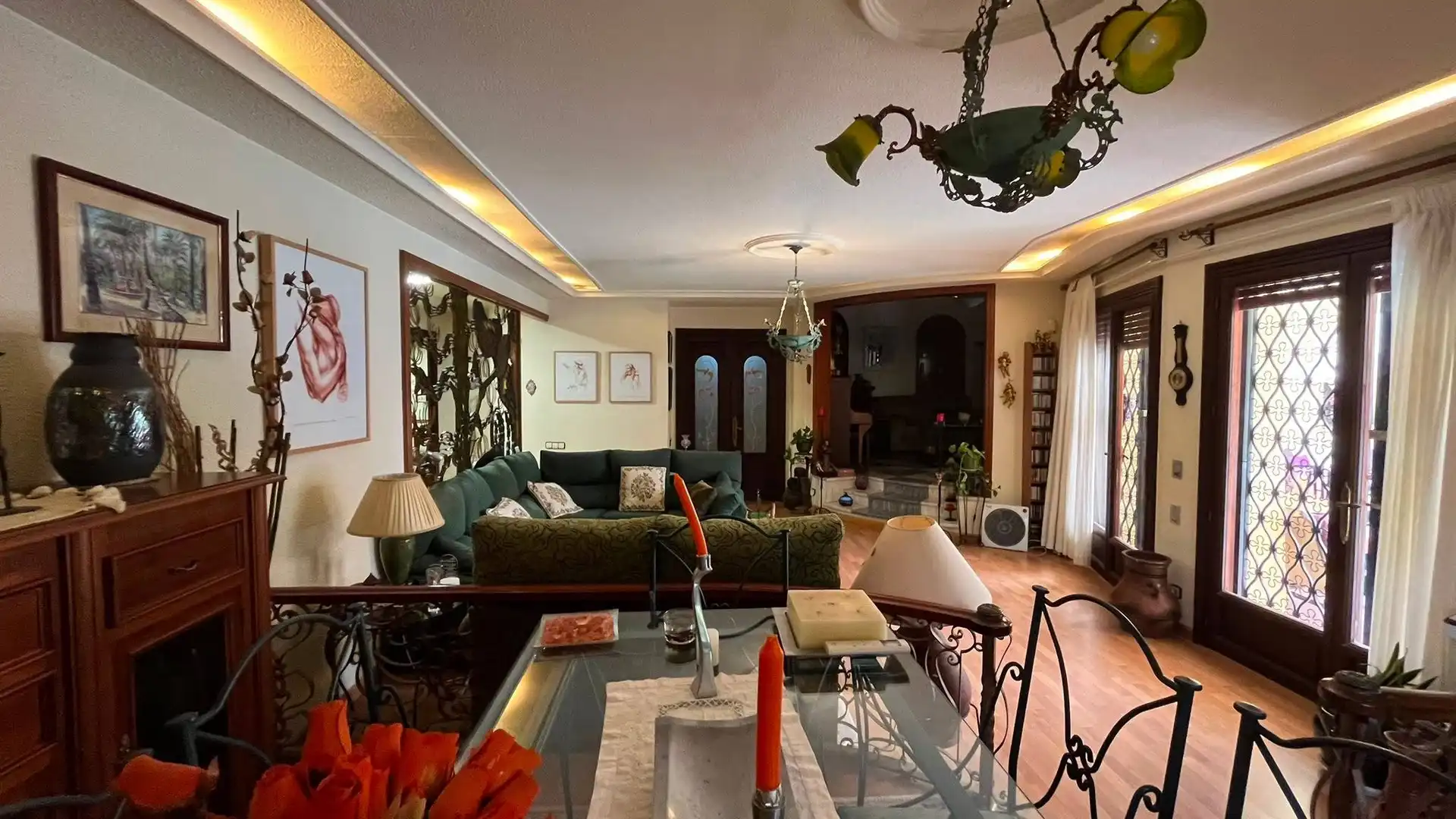Sala de estar de Casa o chalet en venta en Elche / Elx con Aire acondicionado, Calefacción y Jardín privado