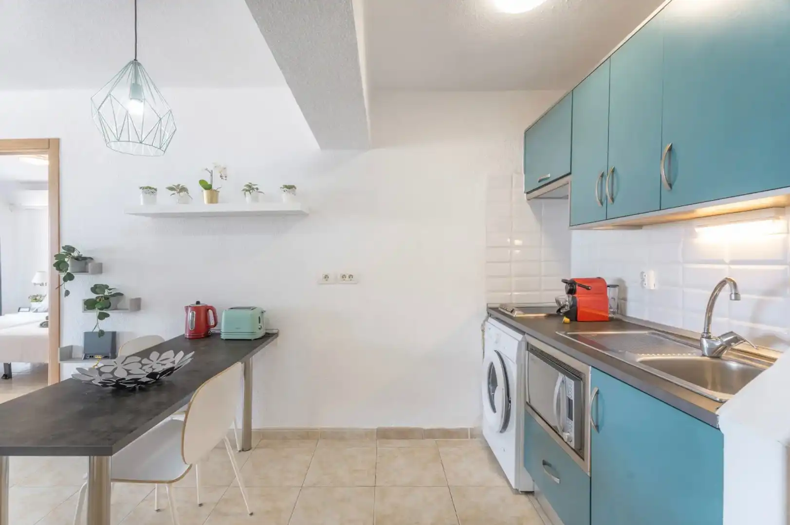Kitchen of Flat for sale in Adeje  with Terrace, Swimming Pool and Furnished