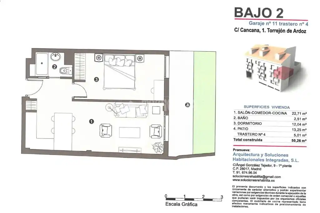 Piso con terraza en venta en C. Cancana, imagen 10