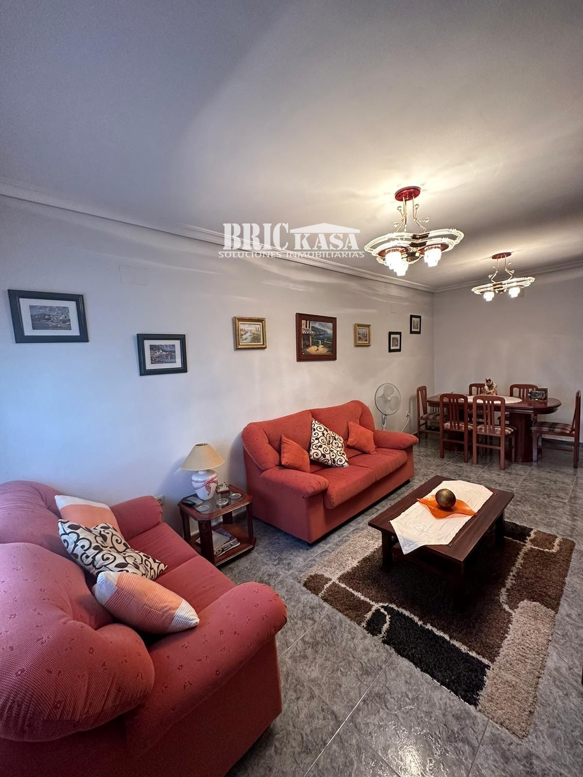 Sala de estar de Casa adosada en venta en Torreorgaz con Aire acondicionado, Calefacción y Trastero