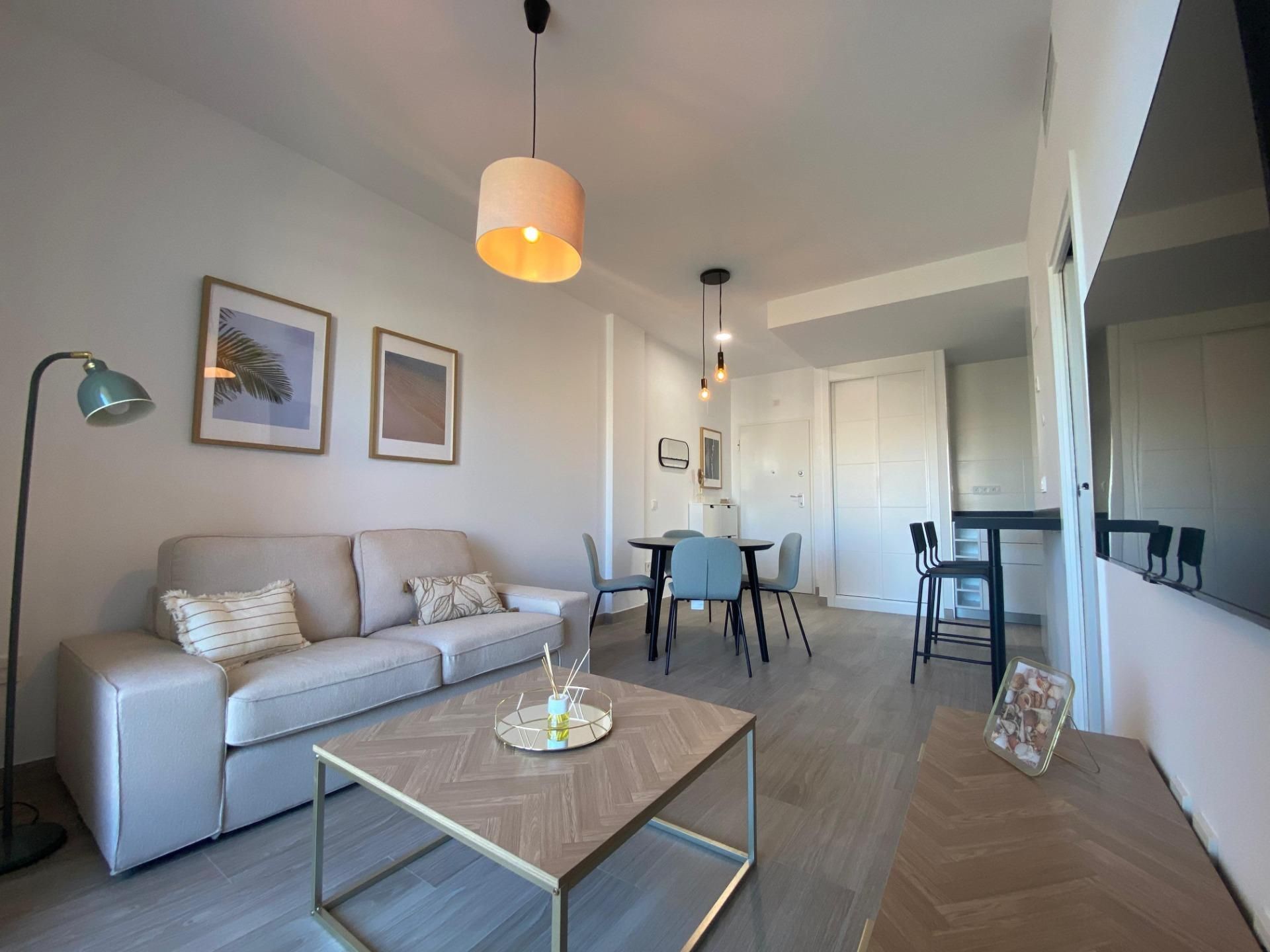 Living room of Flat to rent in Jerez de la Frontera  with Air Conditioner, Heating and Terrace