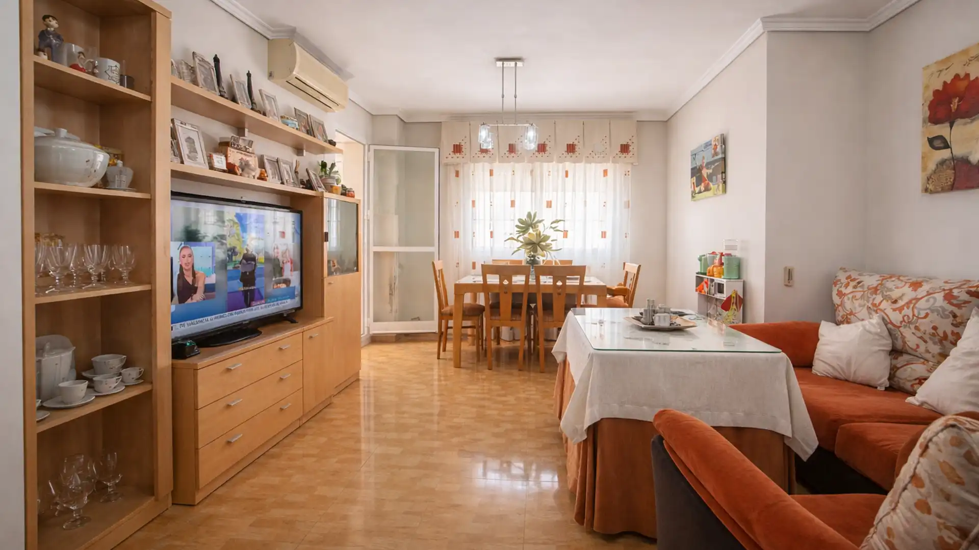 Living room of Flat for sale in  Huelva Capital  with Air Conditioner