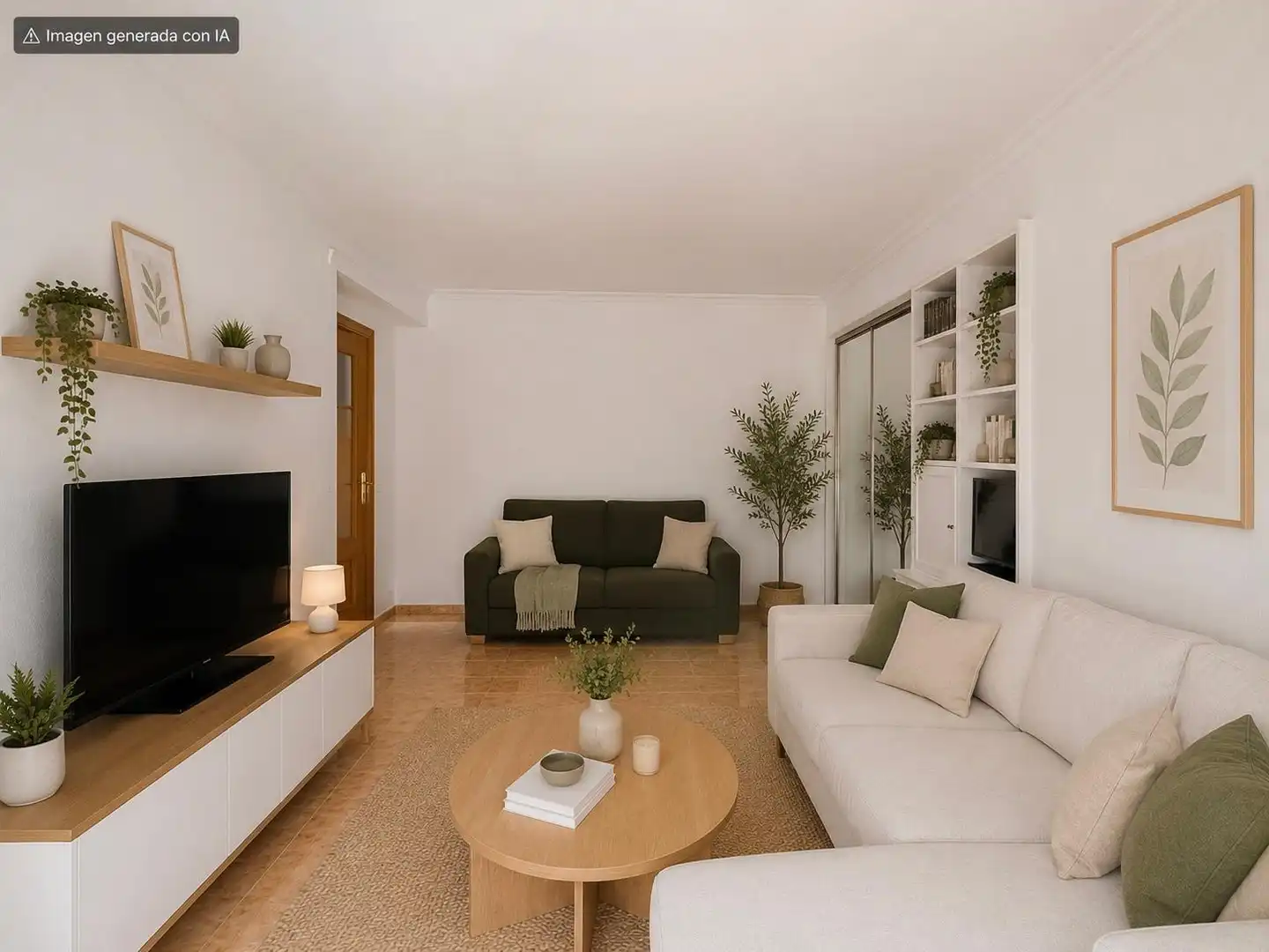 Wohnzimmer von Wohnung zum Verkauf in Zaragoza mit Klimaanlage, Möbliert und Balkon