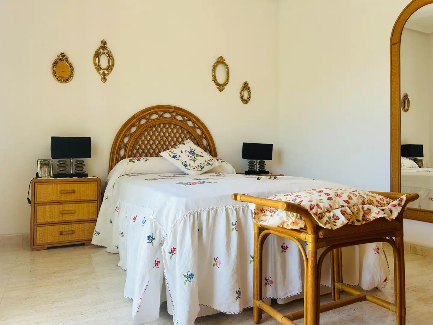 Schlafzimmer von Einfamilien-Reihenhaus zum Verkauf in San Javier mit Klimaanlage, Terrasse und Möbliert