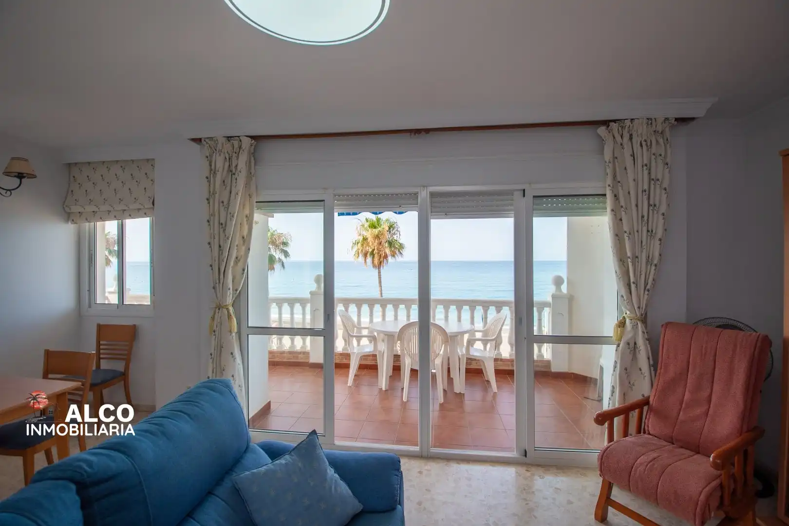 Wohnzimmer von Wohnung zur Miete in Torrox mit Terrasse
