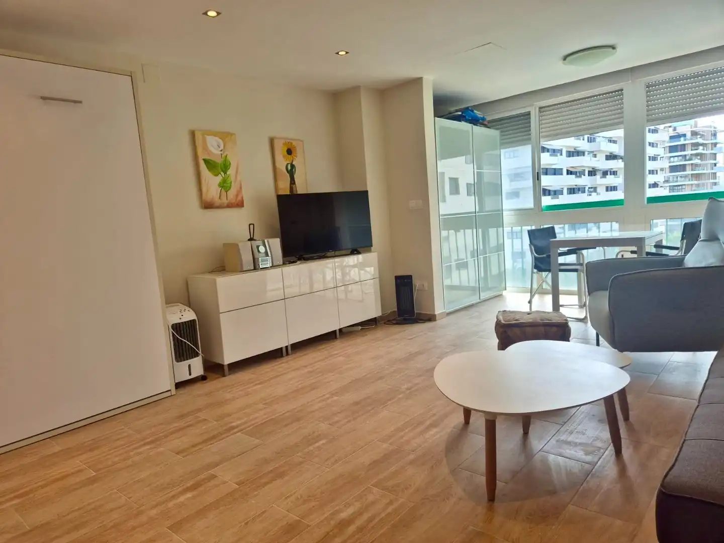 Living room of Study for rent in Alicante / Alacant  with Heating, Terrace and Furnished