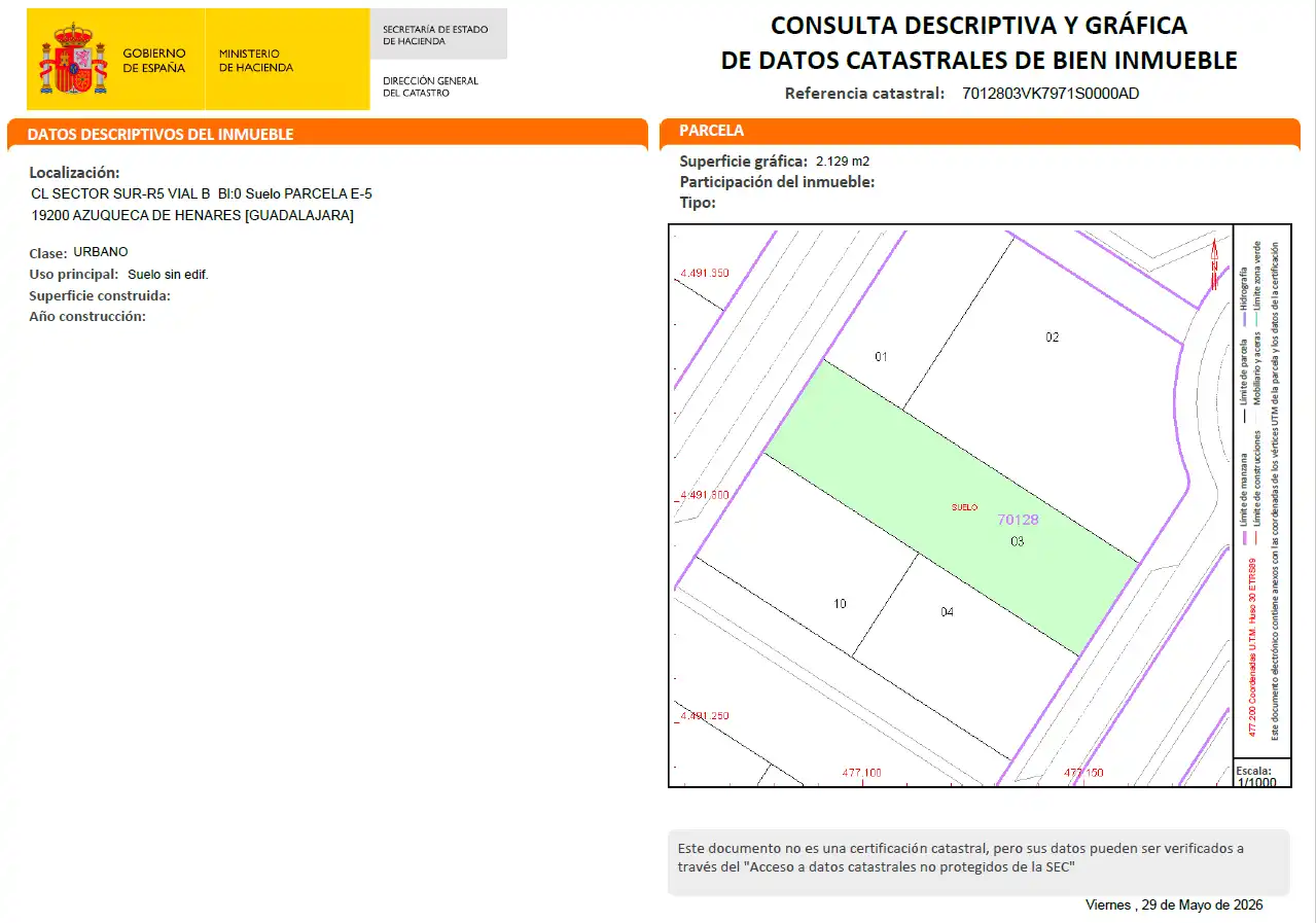 Residencial en venta en Azuqueca de Henares