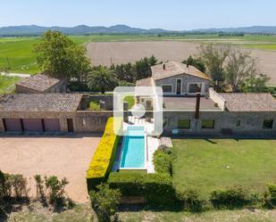 Vista exterior de Finca rústica de lloguer en L'Estartit amb Piscina