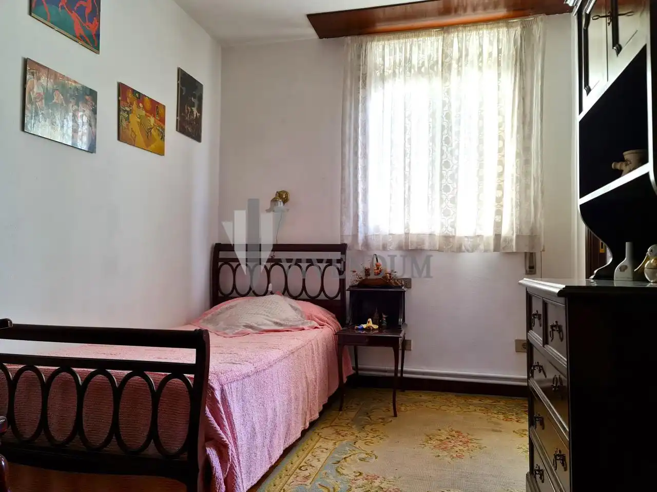 Bedroom of Flat for sale in Vigo   with Heating, Parquet flooring and Terrace