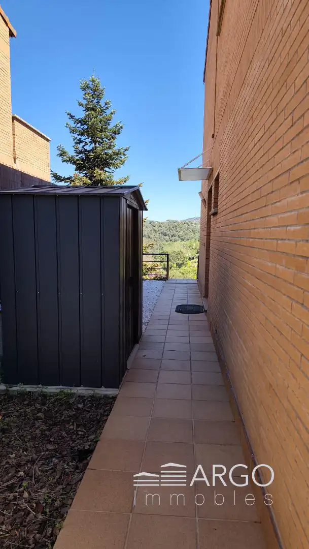 Terraza de Casa o chalet en venta en Vallromanes con Aire acondicionado, Calefacción y Jardín privado