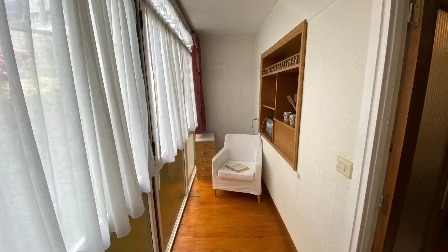 Bedroom of Flat for rent in Donostia - San Sebastián   with Heating, Terrace and Furnished