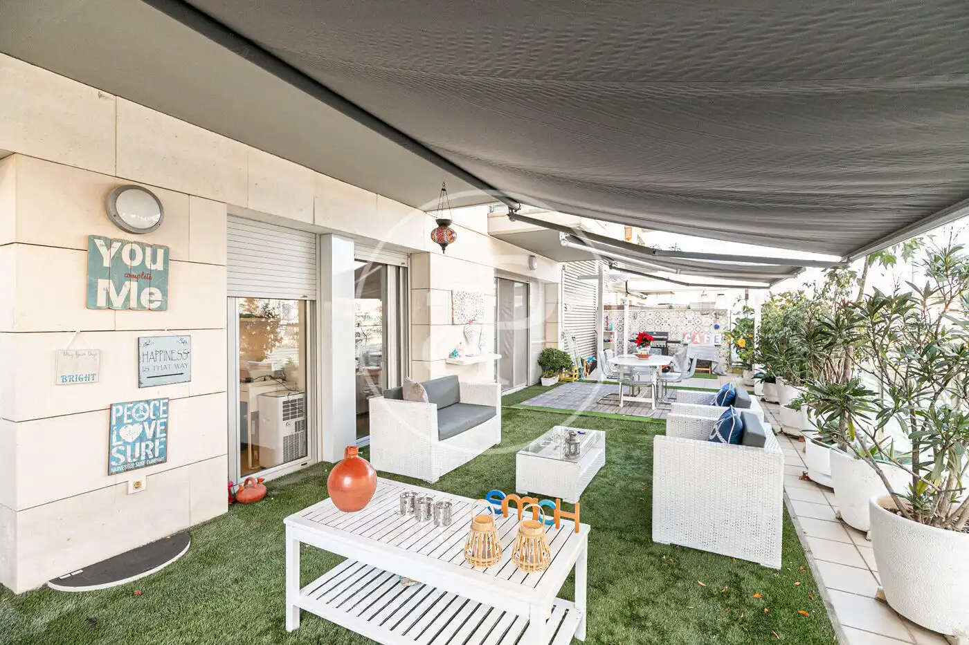Terrace of Flat for rent in Badalona  with Air Conditioner, Heating and Terrace