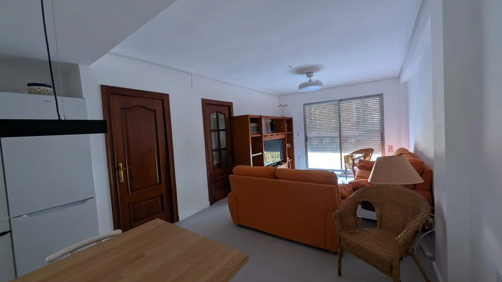 Living room of Flat for rent in Valencia  with Air Conditioner, Heating and Parquet flooring