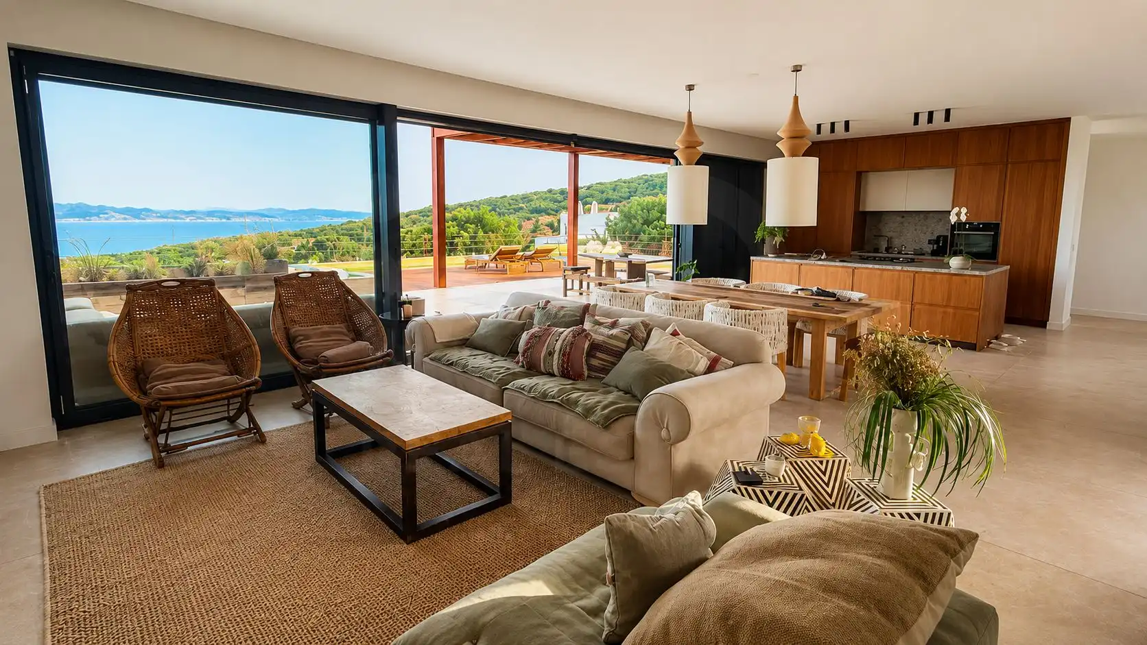 Living room of Houses for sale in Tarifa  with Heating, Terrace and Swimming Pool