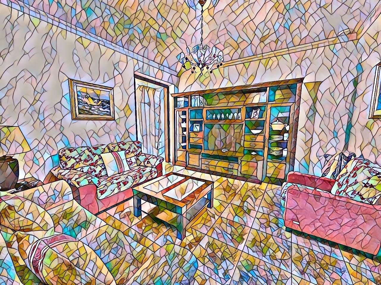 Sala d'estar de Pis en venda en  Cádiz Capital amb Moblat i Balcó