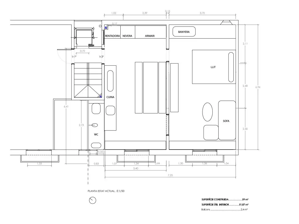 Flat with lift for sale in Passatge Bernadí Martorell 4, imagen 9