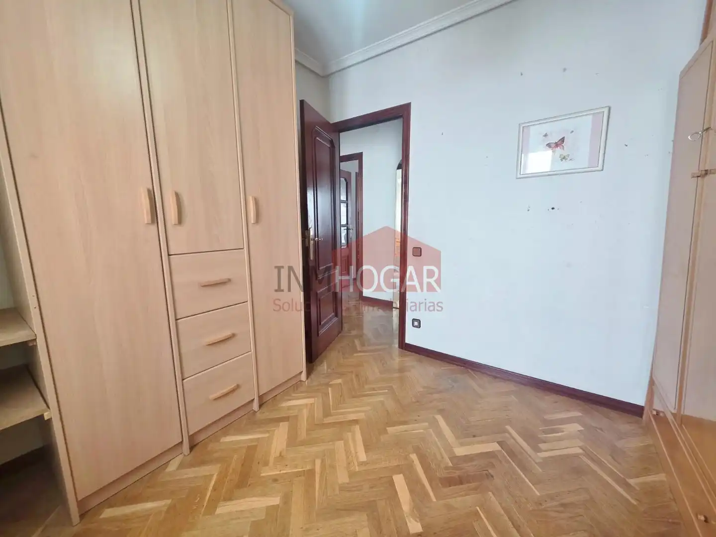 Bedroom of Flat for rent in Ávila  with Heating, Parquet flooring and Furnished