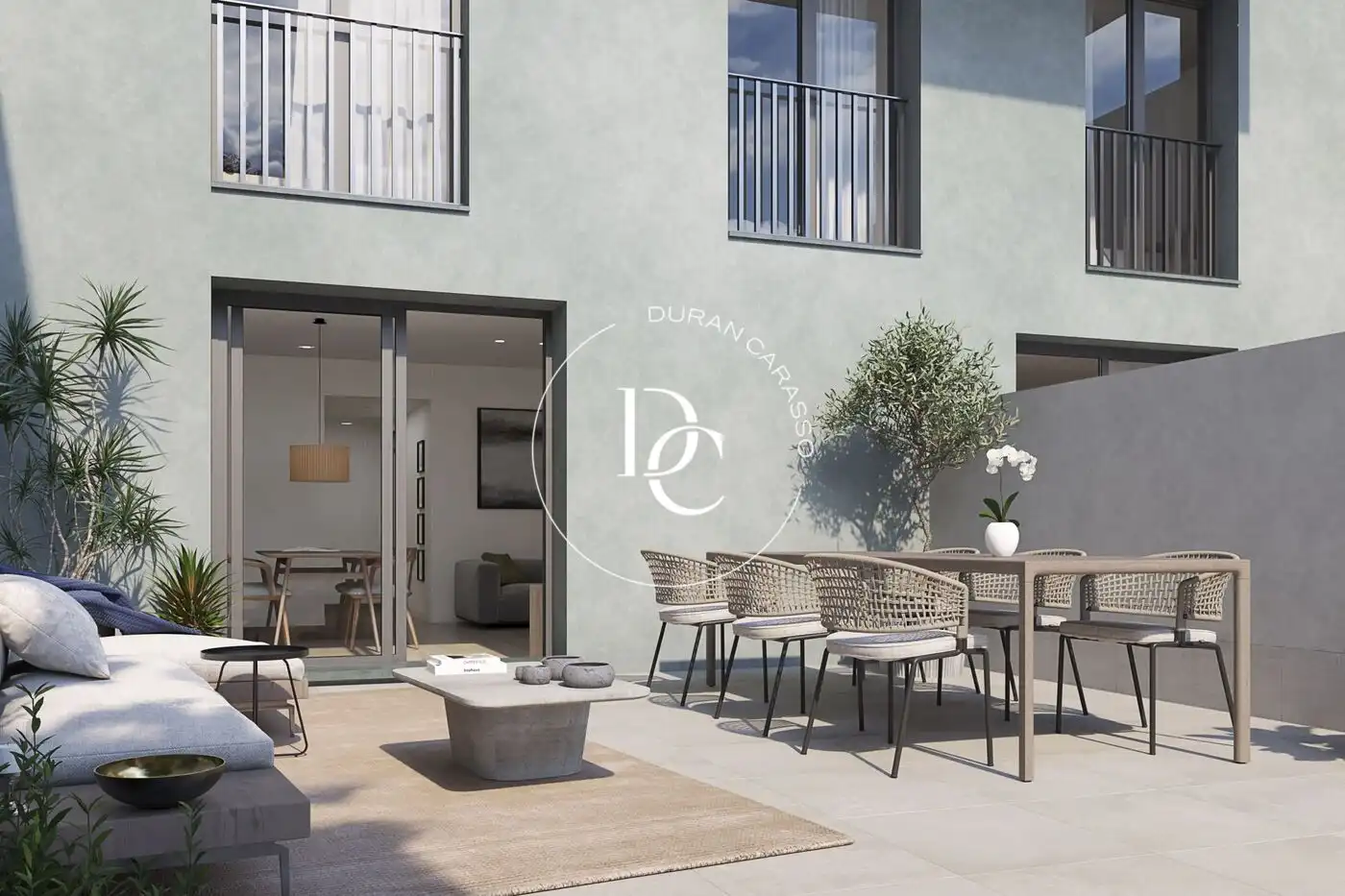 Terrasse von Maisonette zum Verkauf in Barcelona mit Heizung, Abstellraum und Balkon