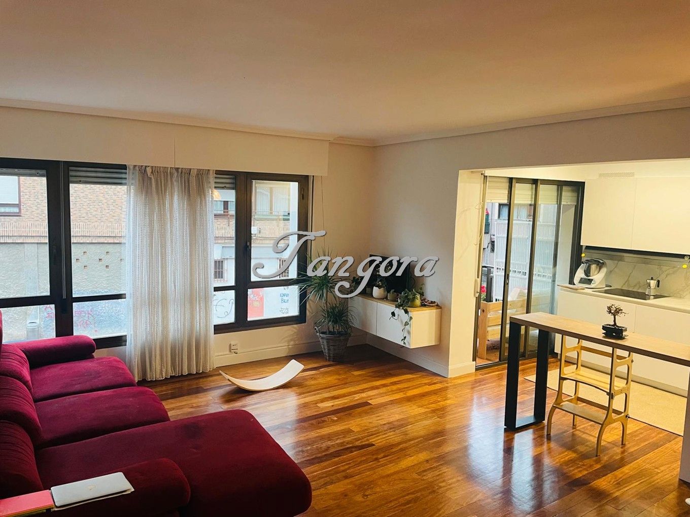 Living room of Duplex for sale in Getxo   with Heating, Parquet flooring and Terrace