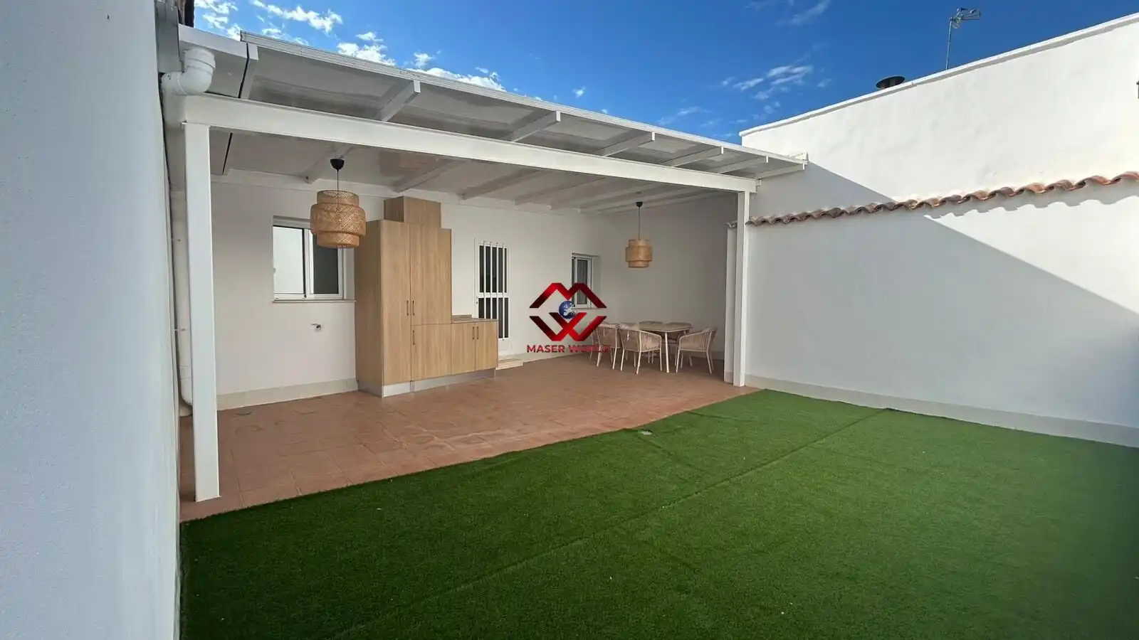 Terraza de Casa adosada en venta en San Javier con Terraza, Trastero y Piscina