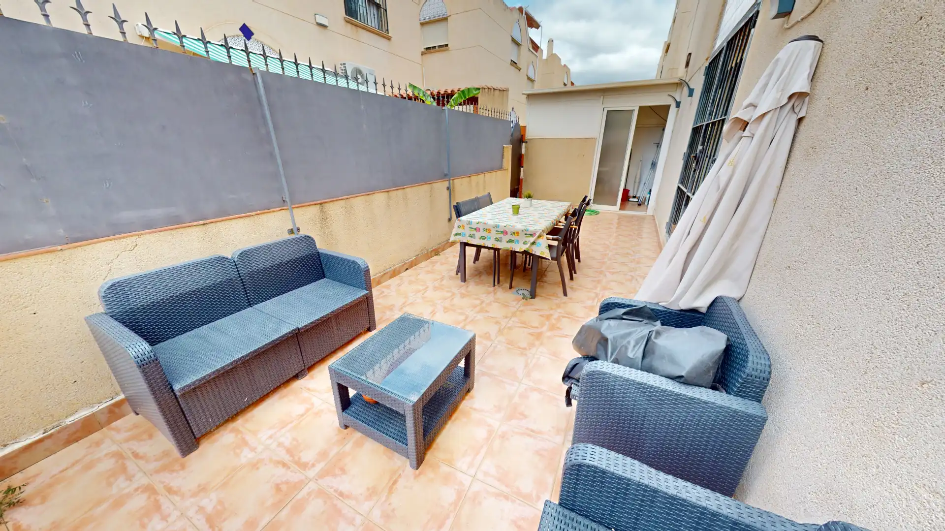 Terrace of Detached homes for sale in El Campello  with Air Conditioner, Private garden and Terrace