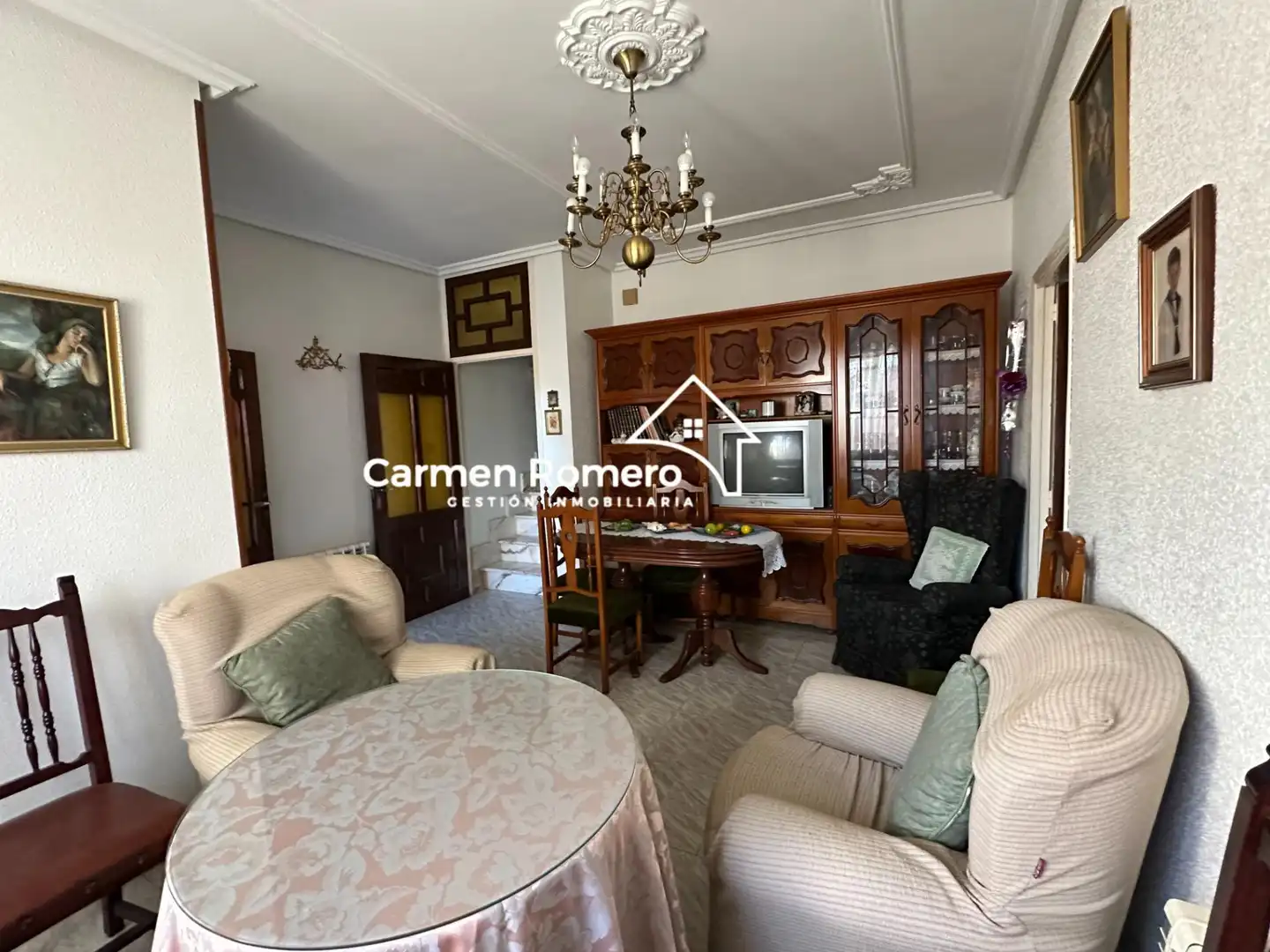 Sala de estar de Finca rústica en venta en La Bóveda de Toro  con Calefacción y Balcón