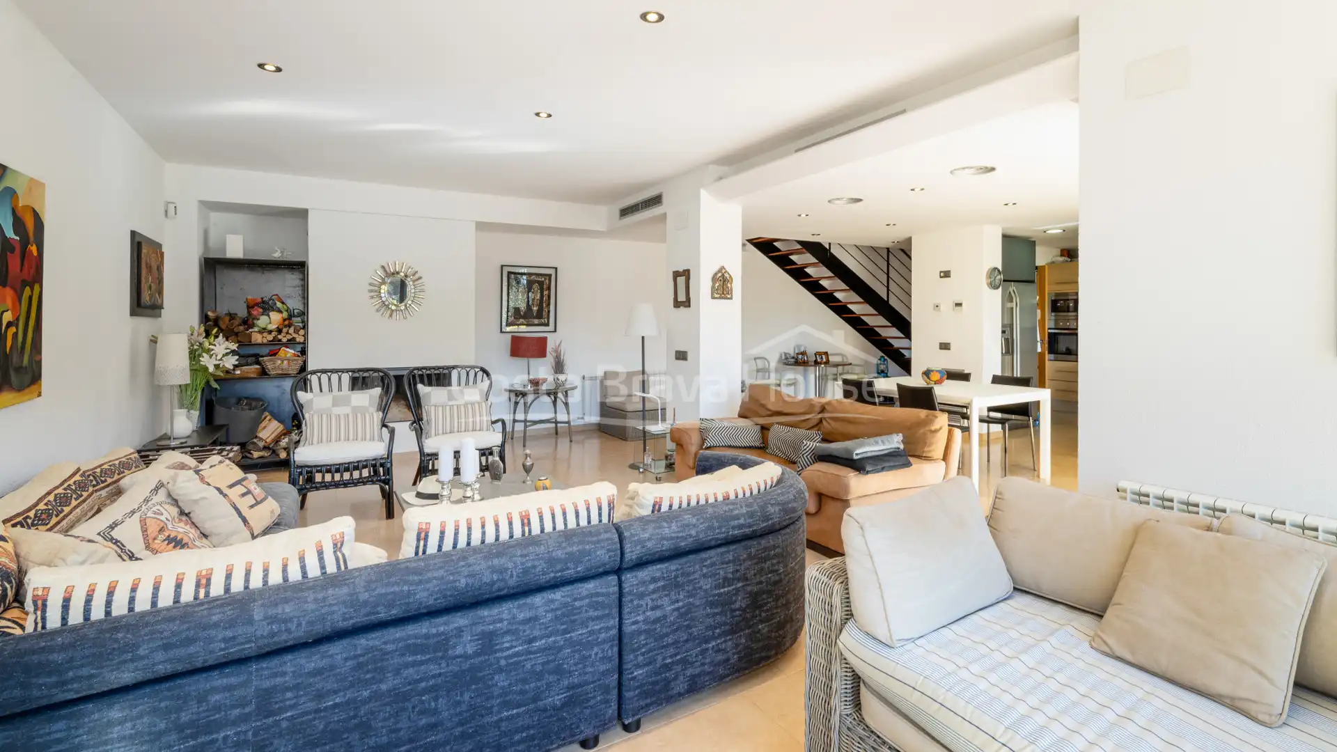 Sala de estar de Casa o chalet en venta en Palafrugell con Aire acondicionado, Calefacción y Jardín privado
