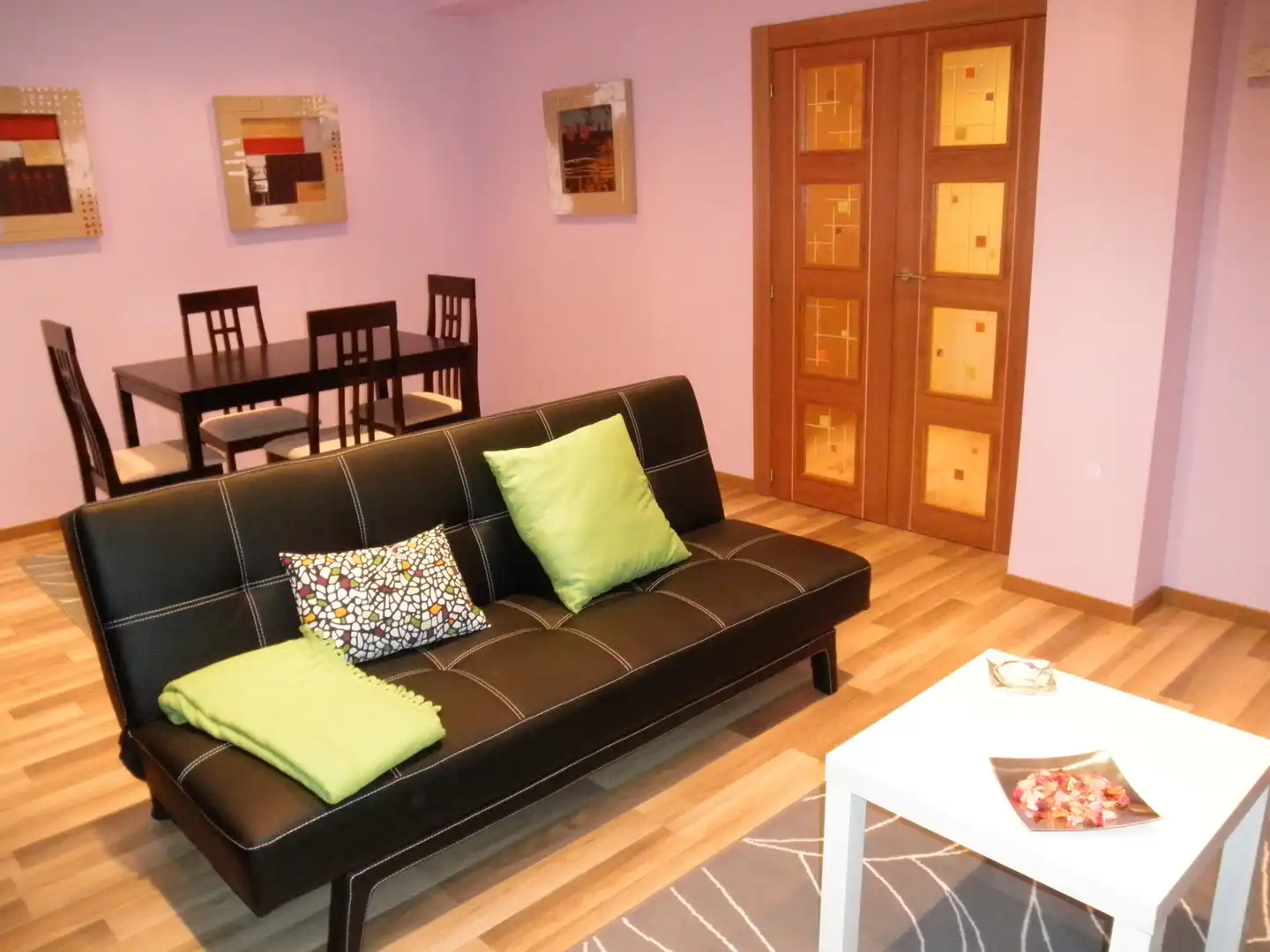 Wohnzimmer von Wohnung zum Verkauf in Mieres (Asturias) mit Heizung, Abstellraum und Möbliert
