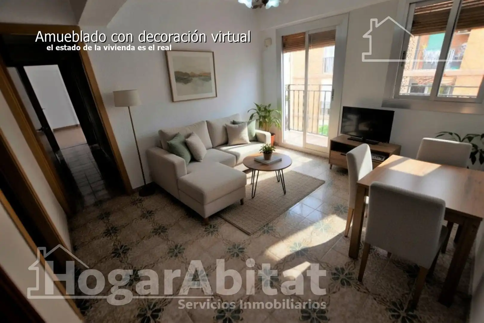 Wohnzimmer von Wohnung zum Verkauf in Manises mit Balkon