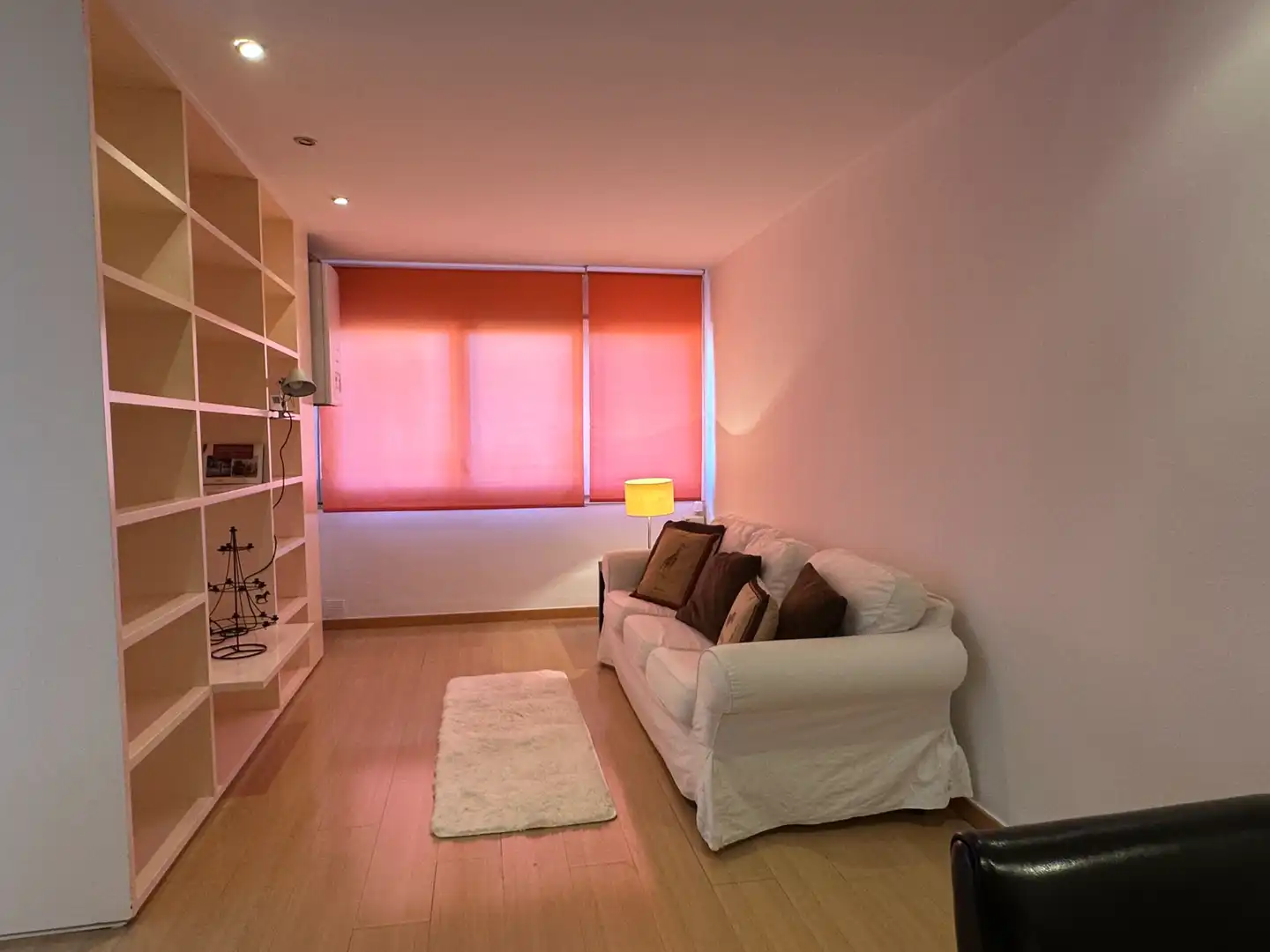 Sala de estar de Piso en venta en Lleida con Calefacción, Parquet y Amueblado