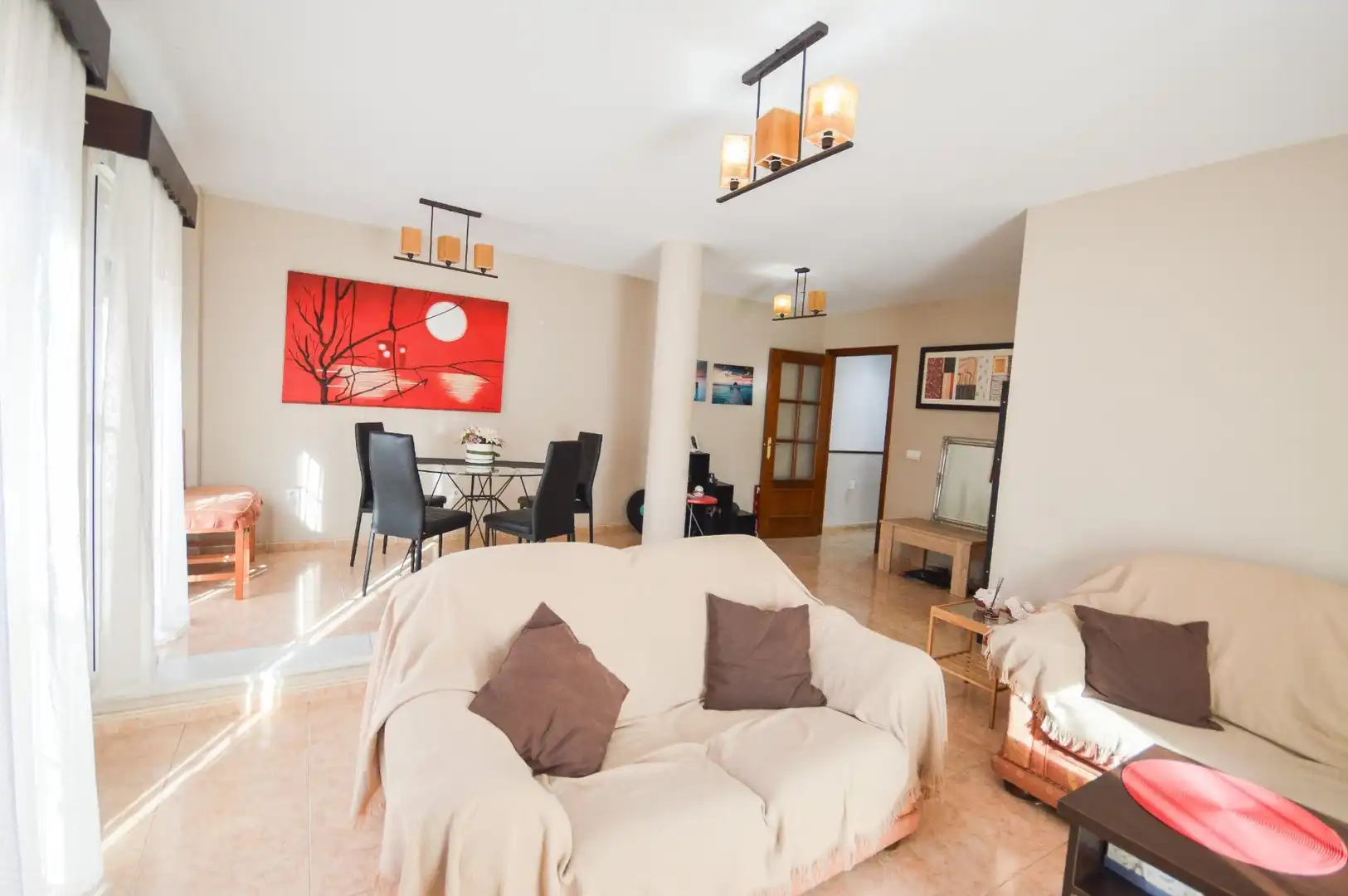 Wohnzimmer von Wohnung zum Verkauf in Viator mit Klimaanlage und Heizung