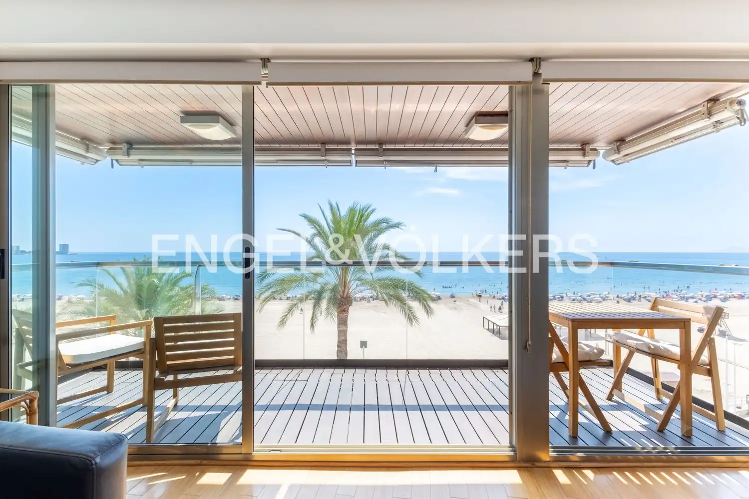 Terrace of Flat for sale in Cullera  with Air Conditioner, Heating and Parquet flooring